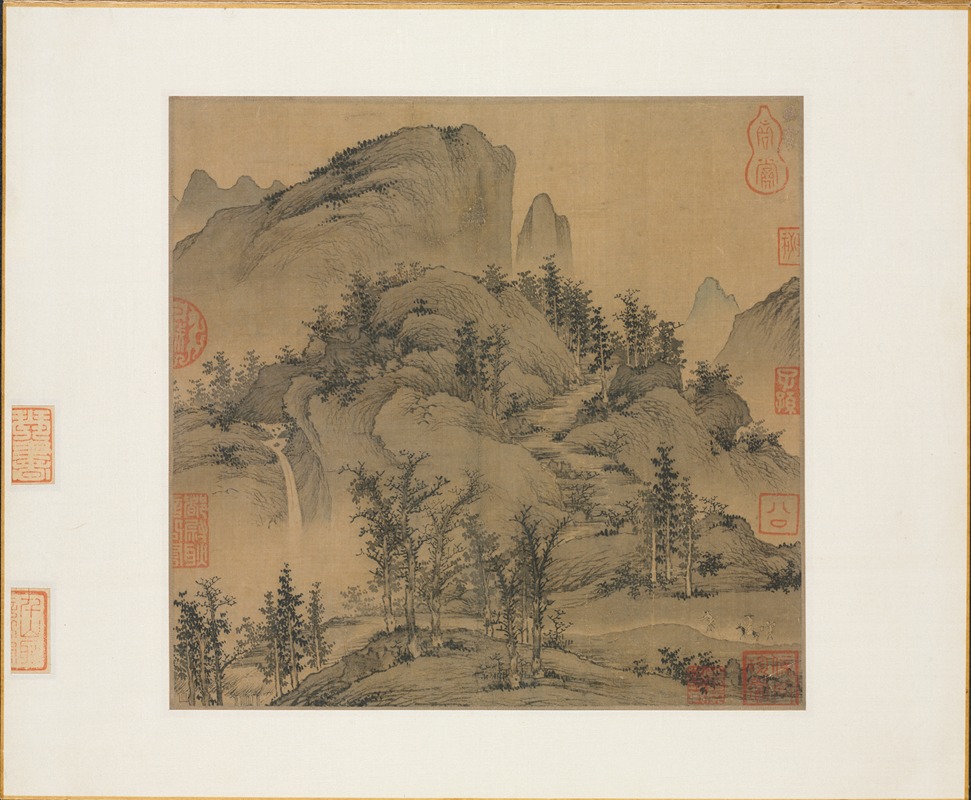 Sheng Mou - Travelers in Autumn Mountains