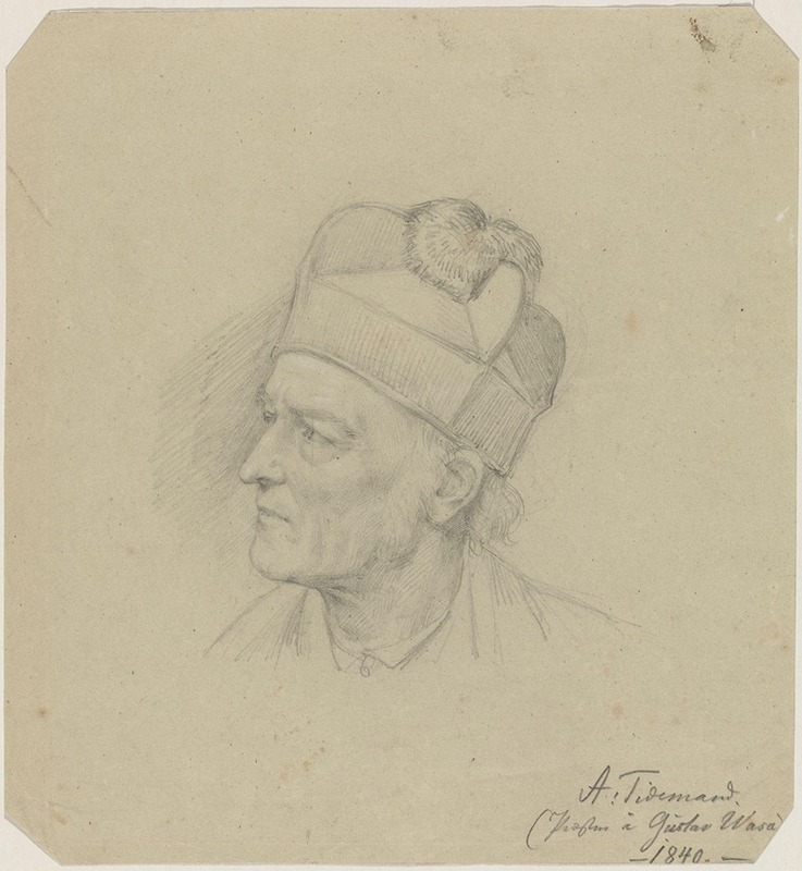 Adolph Tidemand - Male head