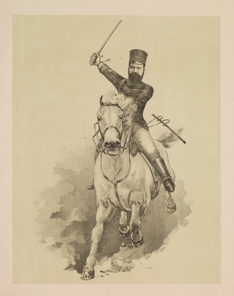 Anonymous - General Yamazawa, Commander of the Fourth Division, on His Horse