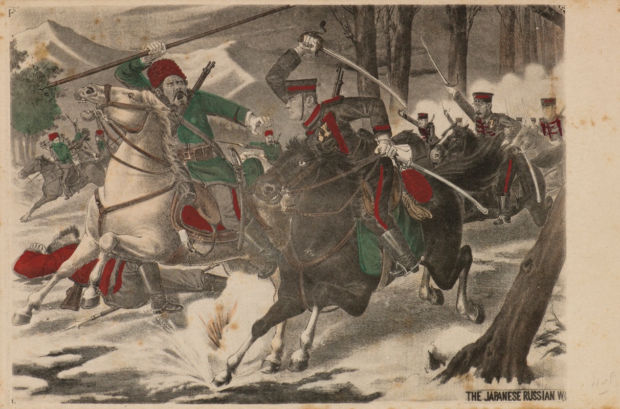 Anonymous - Scene of a Battle during the Russo-Japanese War