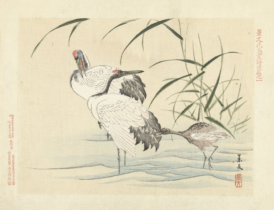 Matsumura Keibun - Red-crowned crane