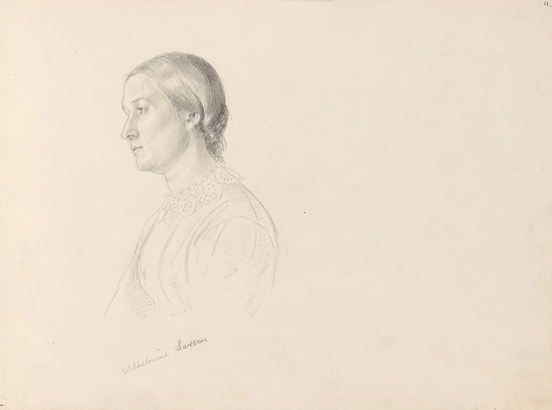 Adolph Tidemand - Wilhelmine Larsen