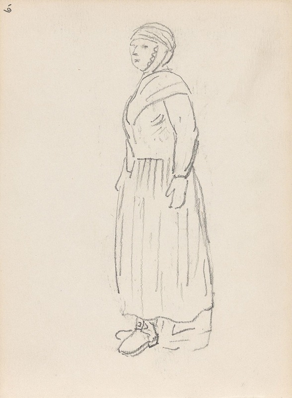 Adolph Tidemand - Woman in folk costume
