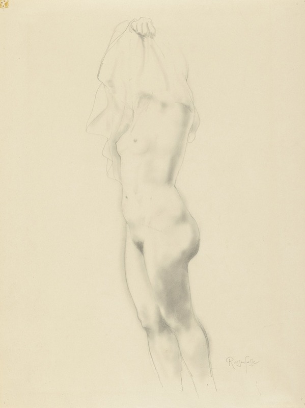 Armand Rassenfosse - Standing Female Nude