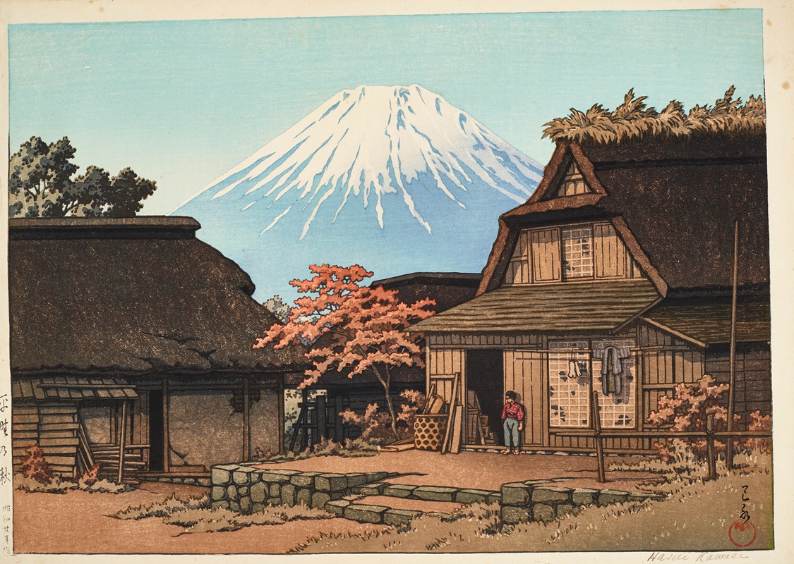 Kawase Hasui - Hirano no aki (Autumn at Hirano)