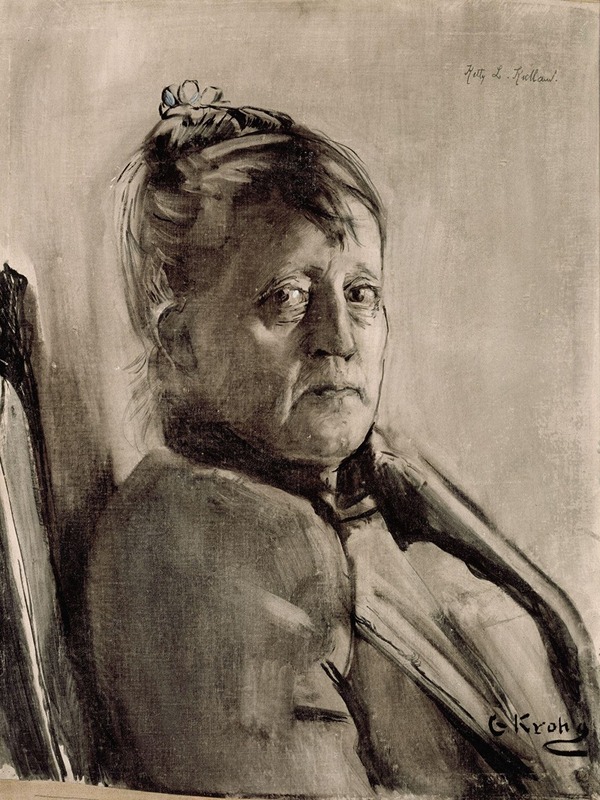 Christian Krohg - Portrait of the Painter Kitty L. Kielland