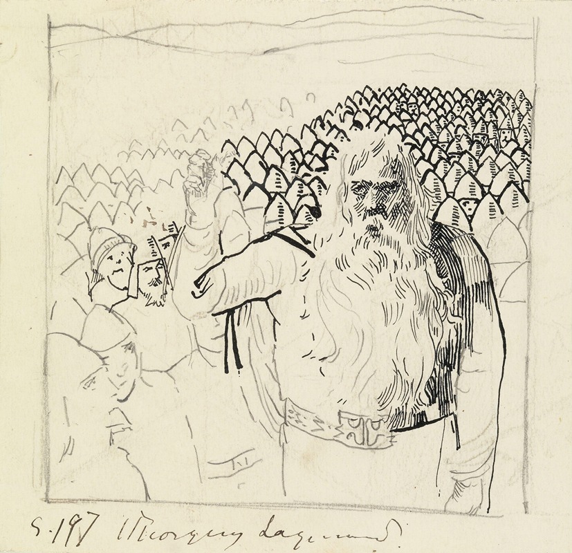 Christian Krohg - Torgny the Lawman at the Upsala thing
