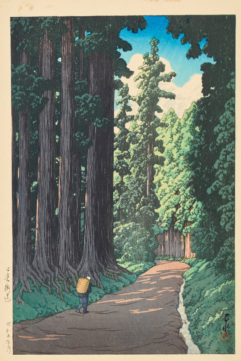 Kawase Hasui - Nikko gaido (The Road to Nikko)