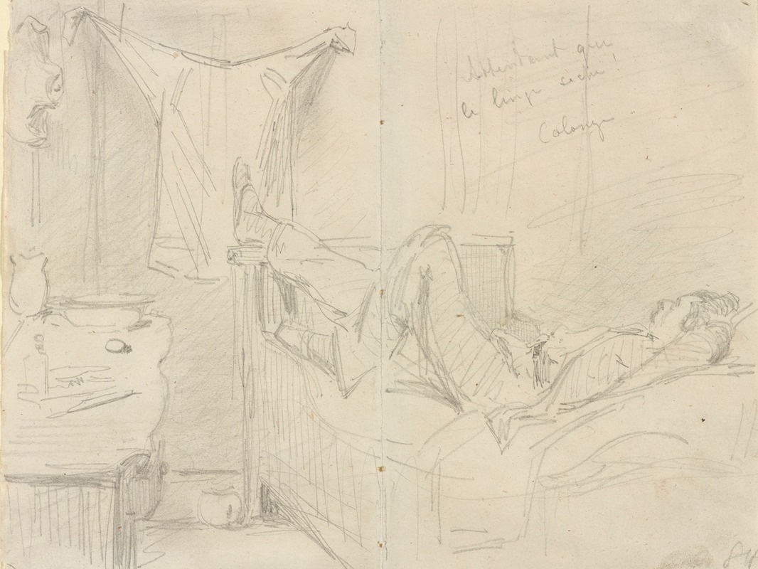 James Abbott McNeill Whistler - Attendant que le linge sèche! Cologne