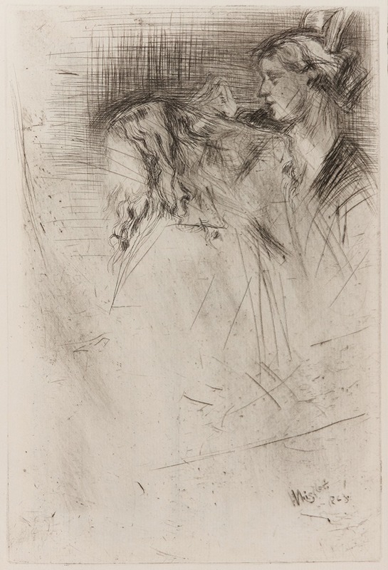 James Abbott McNeill Whistler - Brushing the Hair