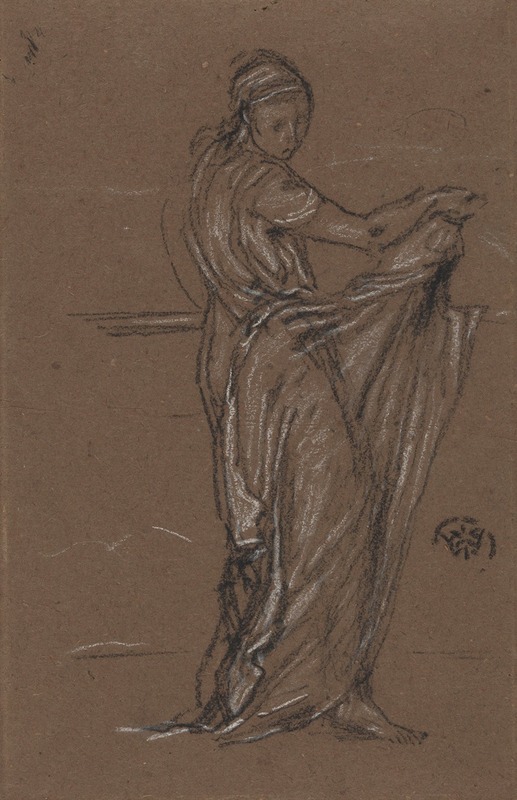 James Abbott McNeill Whistler - Draped Female Figure