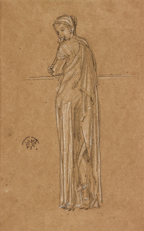 James Abbott McNeill Whistler - Draped Figure Standing