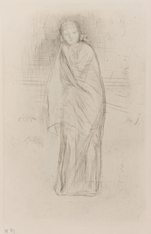 James Abbott McNeill Whistler - Draped Model