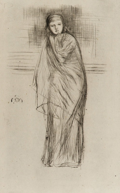 James Abbott McNeill Whistler - Draped Model