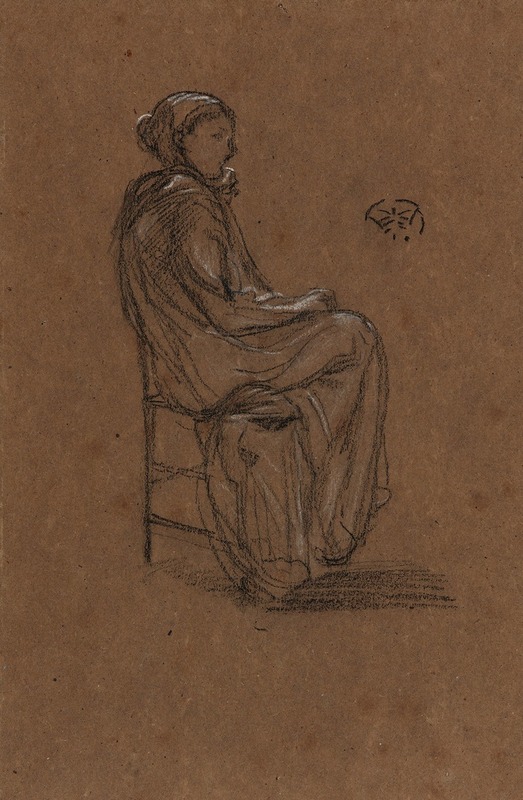 James Abbott McNeill Whistler - Female Figure, Seated
