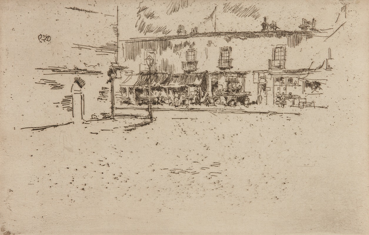 James Abbott McNeill Whistler - Jubilee Place, Chelsea