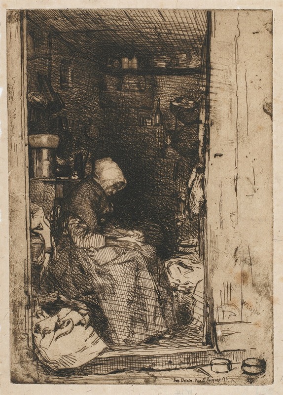 James Abbott McNeill Whistler - La Vieille aux Loques
