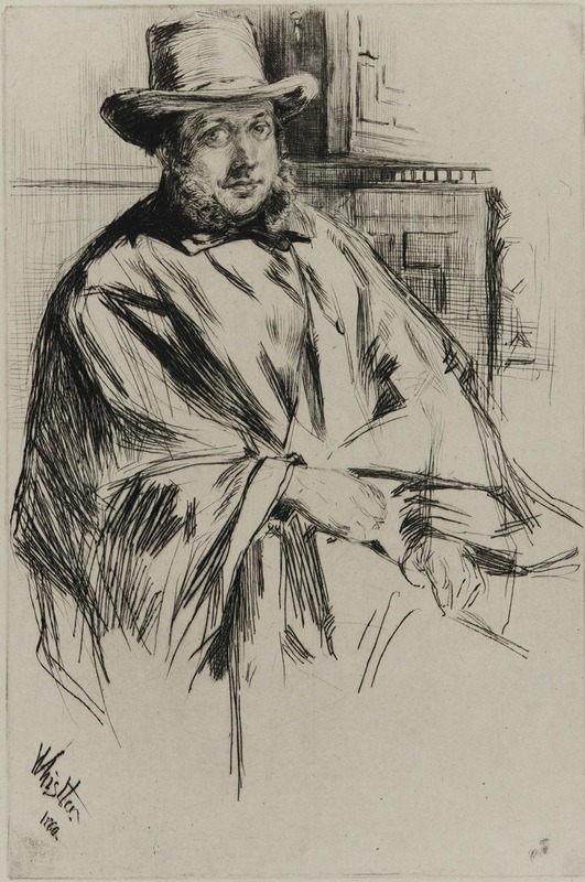 James Abbott McNeill Whistler - Portrait of a man