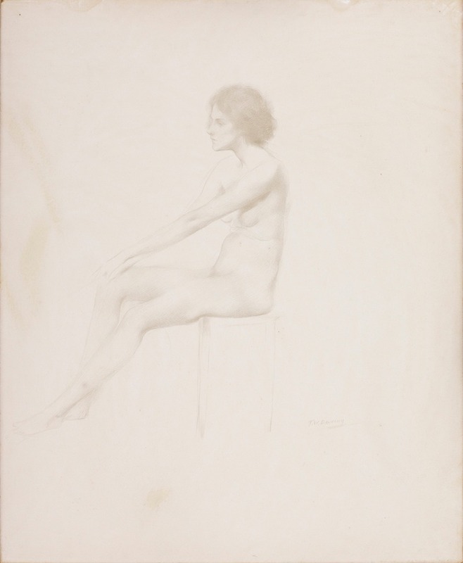 James Abbott McNeill Whistler - Study of a Nude Model