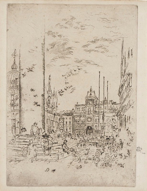 James Abbott McNeill Whistler - The Piazzetta