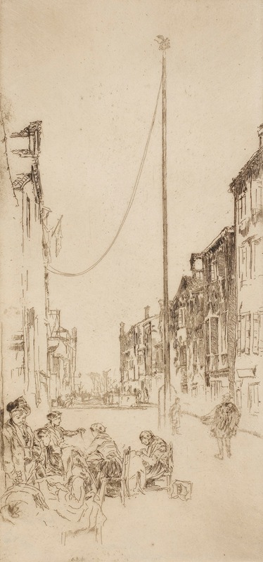 James Abbott McNeill Whistler - The Venetian Mast