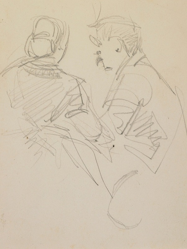James Abbott McNeill Whistler - Two figures