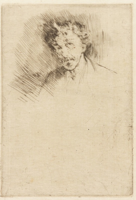 James Abbott McNeill Whistler - Whistler with the White Lock