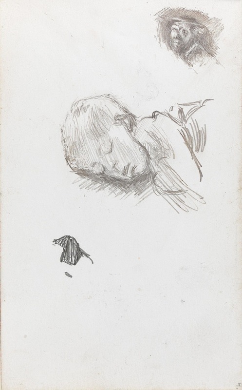 Ludvig Karsten - Ansikt; sovende barn