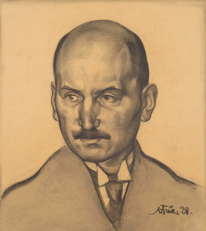 Nikolai Triik - Oskar Lutsu portree