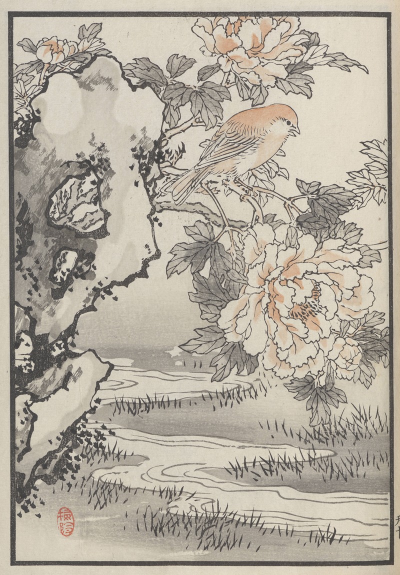 Kōno Bairei - Bairei hyakuchō gafu. Ten Pl.19