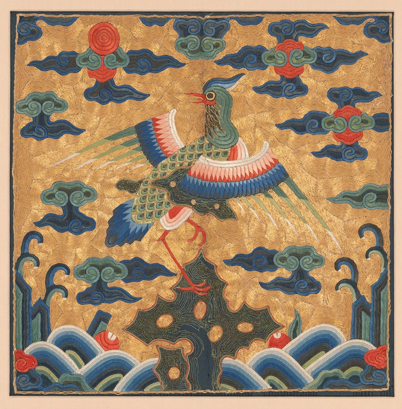 Anonymous - Rank Badge with Mandarin Duck