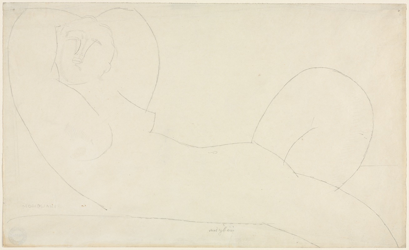 Amedeo Modigliani - Reclining Female Nude
