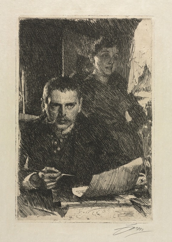 Anders Zorn - The Artist and His Wife