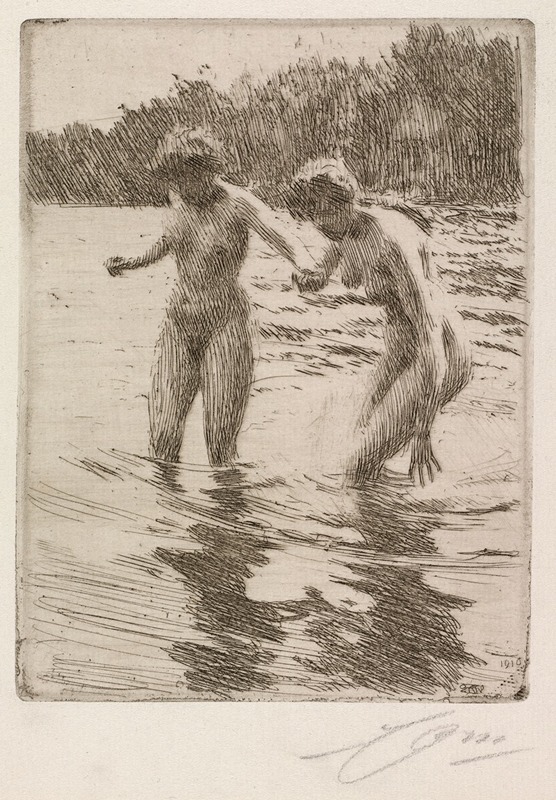 Anders Zorn - Two Bathers