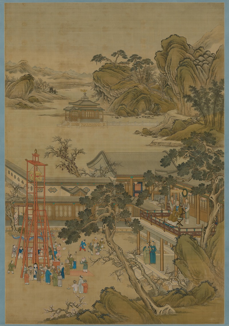 Giuseppe Castiglione - Emperor Qianlong’s Lantern Festival