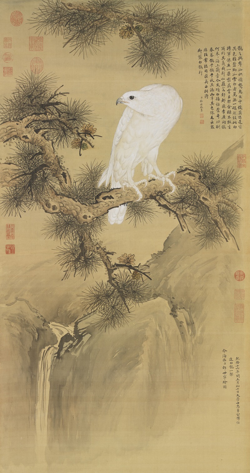 Giuseppe Castiglione - White Bird of Prey
