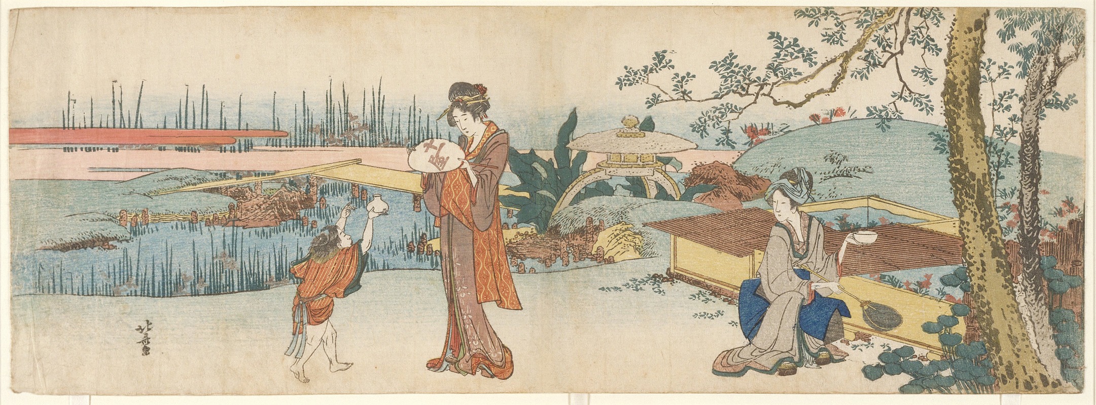 Katsushika Hokusai - Goldfish Vendor