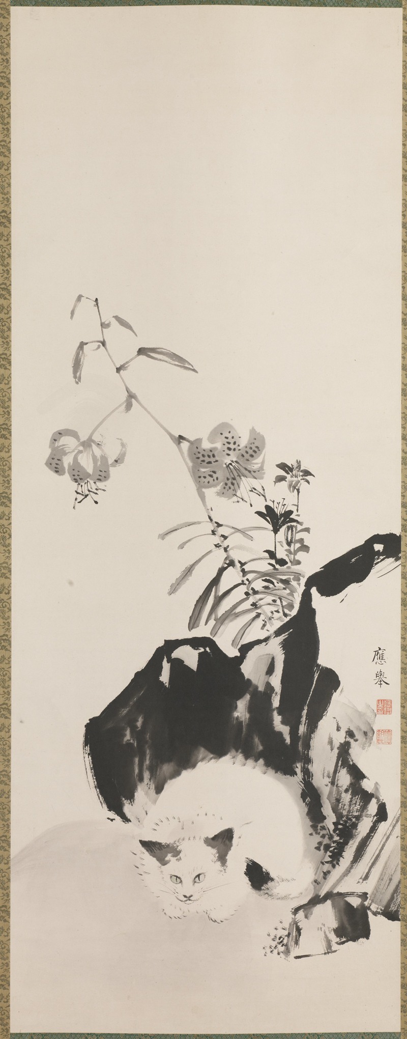 Maruyama Ōkyo - Cat and Goose
