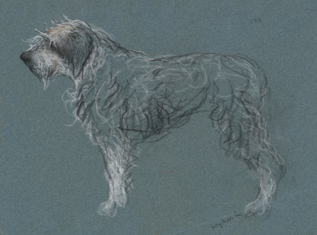 Arthur Wardle - Study of a terrier