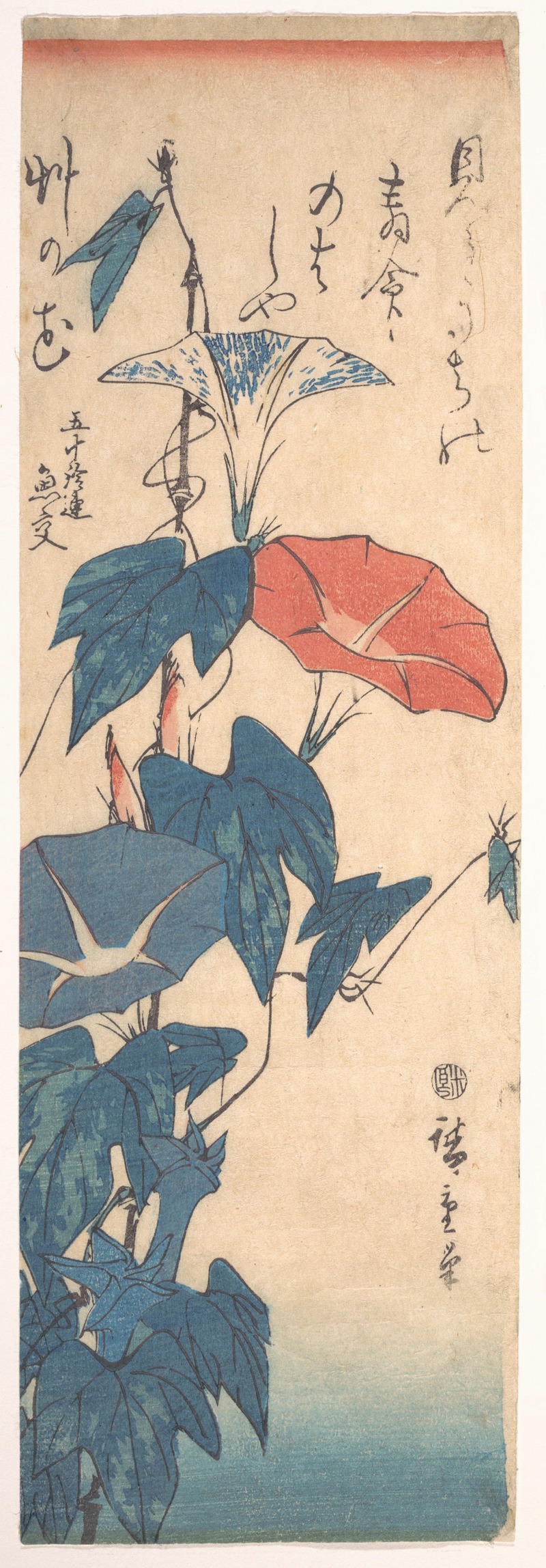 Utagawa Hiroshige - Morning Glories