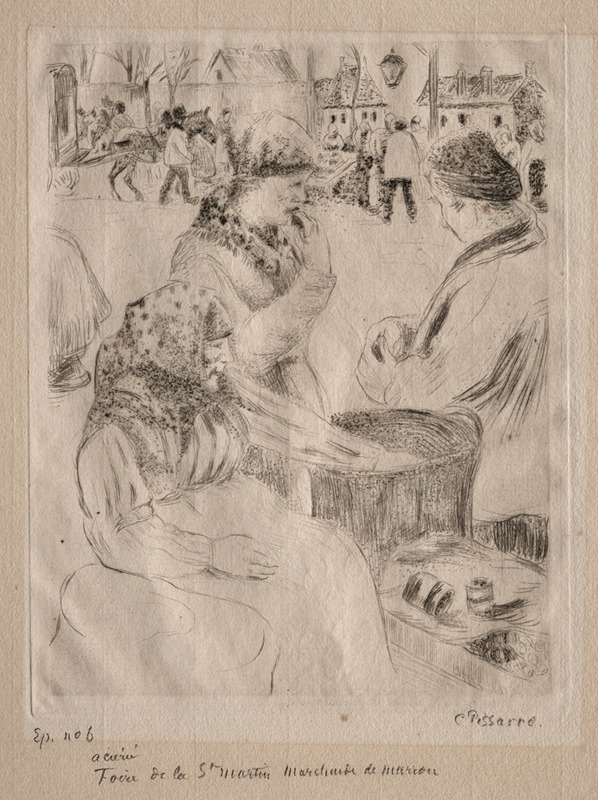 Camille Pissarro - Chestnut Vendor