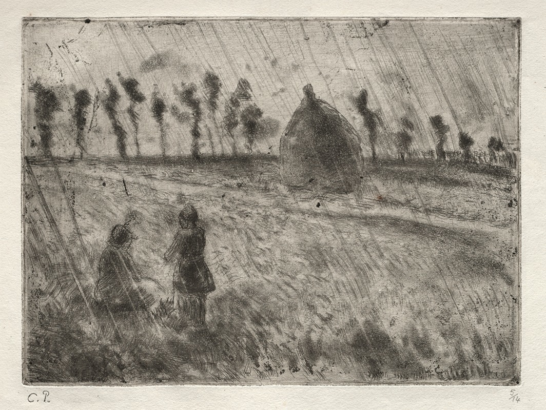Camille Pissarro - Rain Effects