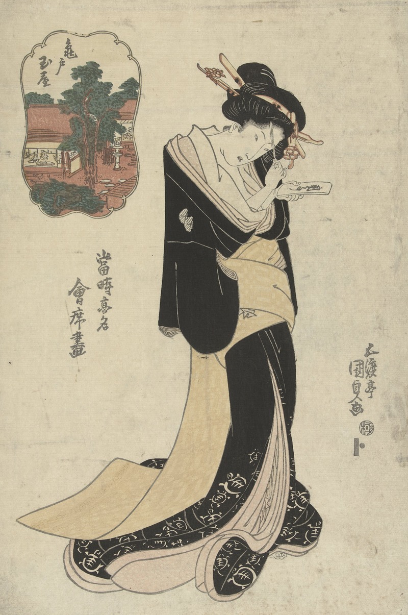 Utagawa Kunisada (Toyokuni III) - Kameido Tamaya