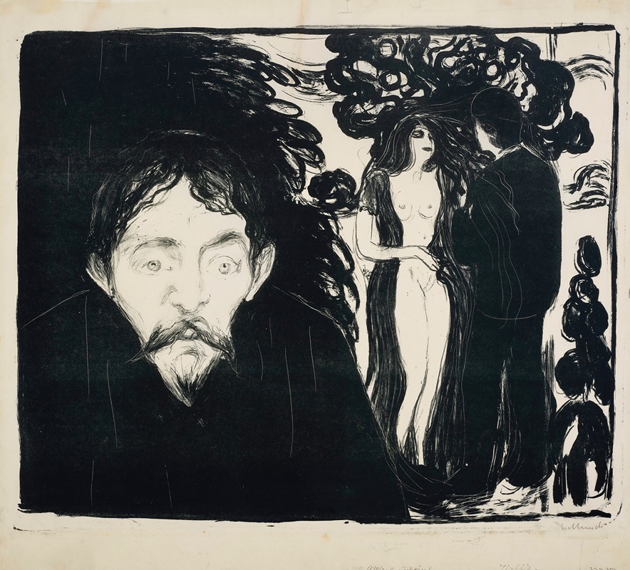 Edvard Munch - Eifersucht II (Jealousy II)