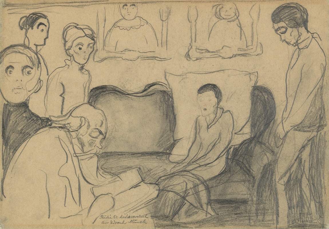 Edvard Munch - Familiescene. Sønnen