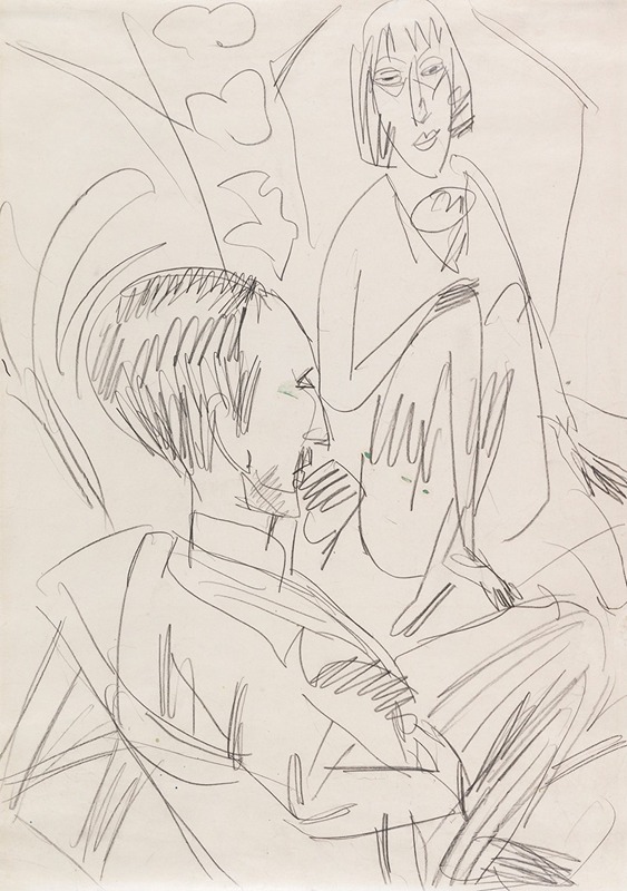 Ernst Ludwig Kirchner - Gewecke und Erna