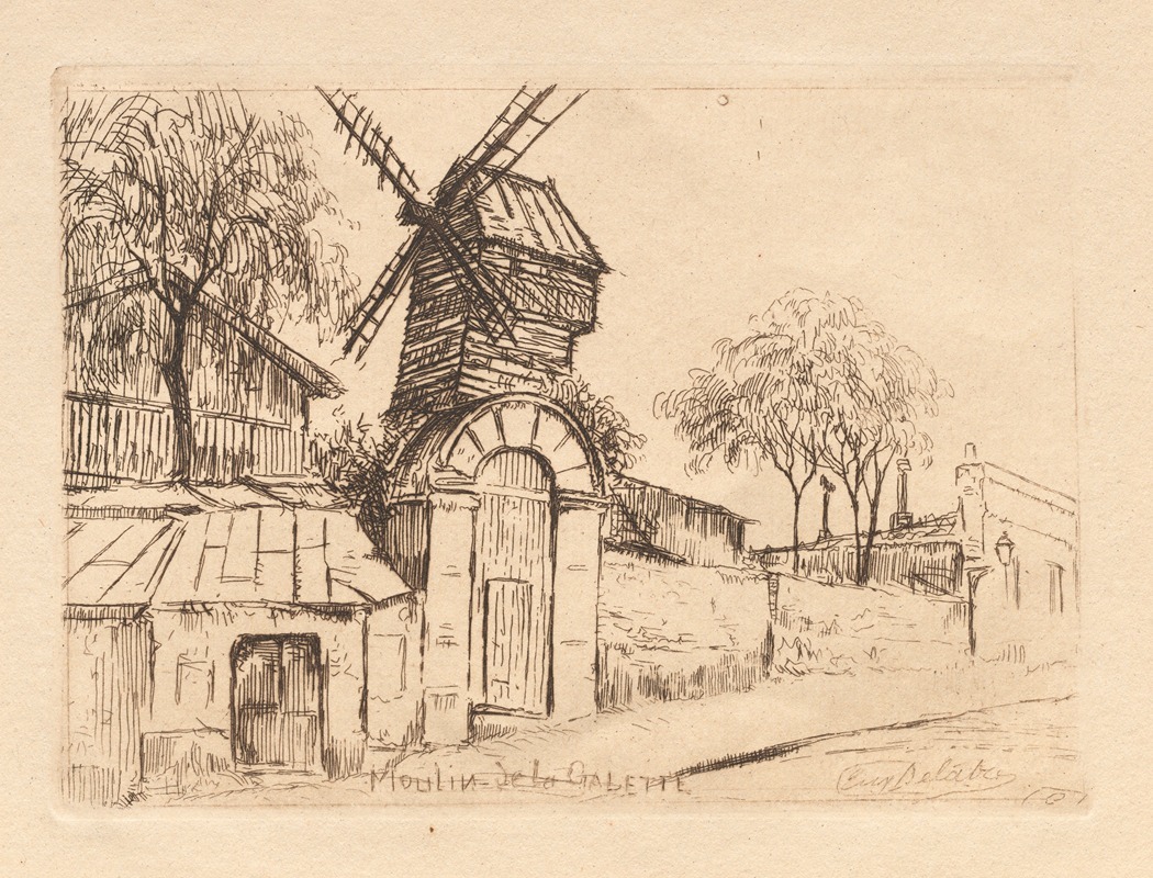 Eugène Delâtre - Moulin de la Galette