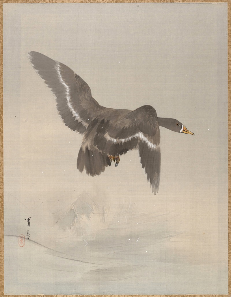 Watanabe Seitei - Flying Goose