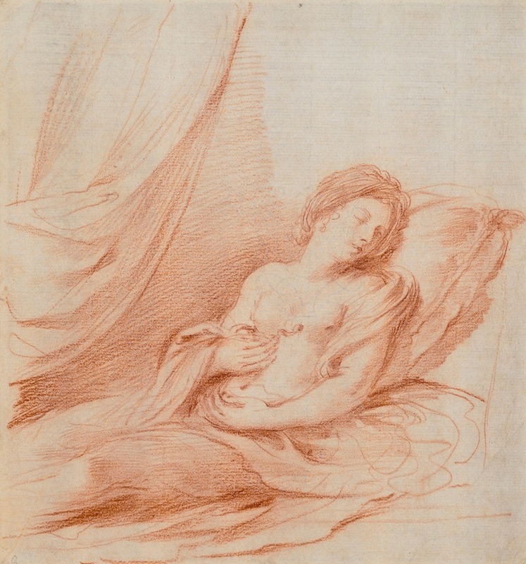 Guercino - Cleopatra bitten by the asp