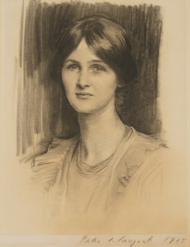 John Singer Sargent - Portrait of Angela McInnes, later Angela Thirkell, granddaughter of Sir Edward Burne-Jones